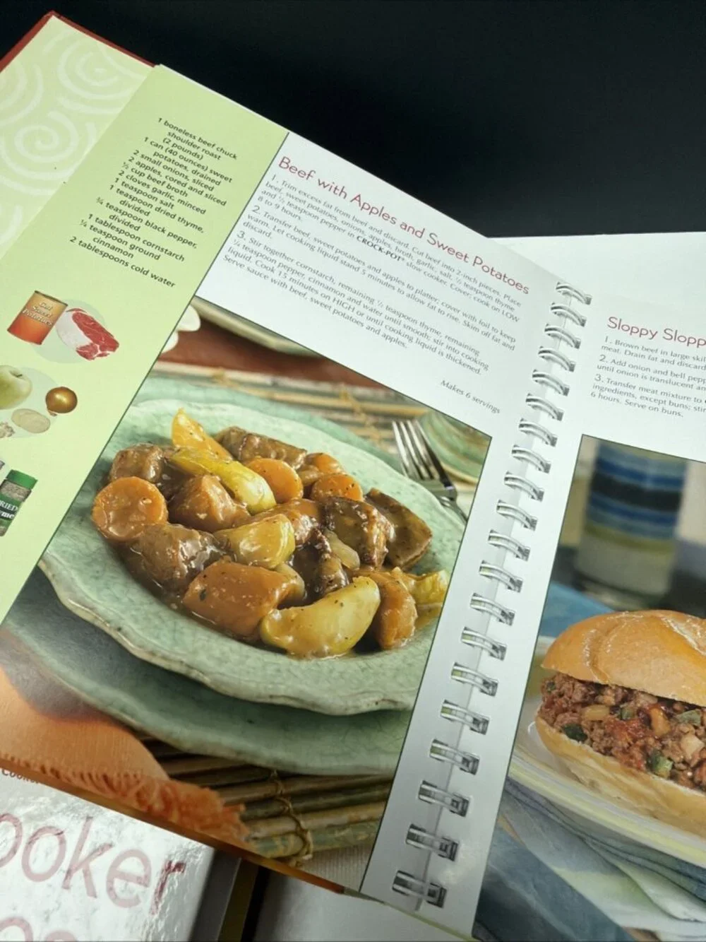 Lot-3 Cookbooks Rival Crock-Pot One-Pot Slow Cooker Recipes Ring Or Wire Bound